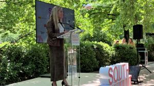 La consejera Rocío Albert en la presentación
