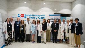 La consejera Fátima Matute en el Hospital público Universitario Ramón y Cajal