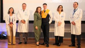 La consejera Fátima Matute en el Hospital Clínico San Carlos