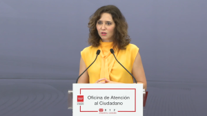 Díaz Ayuso inaugura la nueva Oficina Central de Atención al Ciudadano La presidenta Isabel Díaz Ayuso en la nueva Oficina Central de Atención al Ciudadano