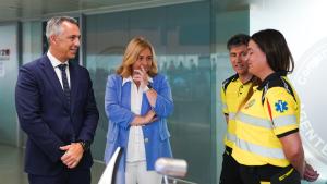 La Comunidad de Madrid renueva el convenio con el Ayuntamiento de la capital para reforzar la intervención de los bomberos en emergencias El consejero Novillo