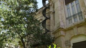 Imagen de una escalera de caracol