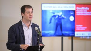 El viceconsejero Luis Martín durante la presentación de la XVI edición de Canal Baila