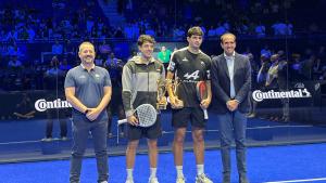 La Comunidad de Madrid, en la entrega de premios del torneo internacional Premier Pádel P1