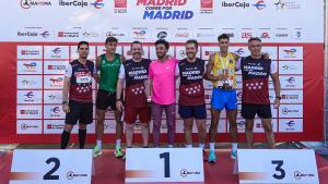 La Comunidad acoge la 16ª edición de la carrera popular solidaria Ibercaja Madrid Corre por Madrid Miguel Ángel García Martín, Emilio Viciana, Carlos Novillo y Mariano de Paco Serrano, en la carrera Madrid Corre por Madrid 2024