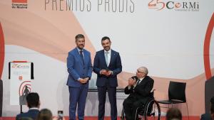 El consejero Miguel Ángel García Martín durante la entrega de los Premios Prodis XXV Aniversario 
