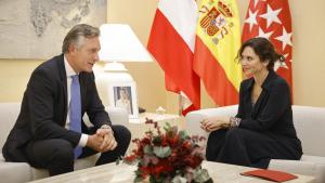 Díaz Ayuso recibe en la Real Casa de Correos al embajador de la República de Austria La presidenta Isabel Díaz Ayuso