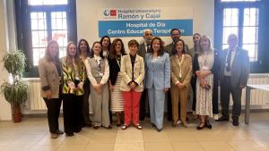 Matute visita el nuevo Hospital de Día para adolescentes La consejera Fátima Matute durante su visita al nuevo Hospital de Día para adolescentes
