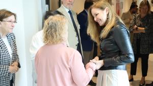 La consejera Ana Dávila durante su visita al Complejo Asistencial Benito Menni de Ciempozuelos