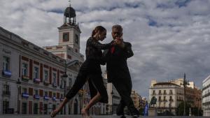 Espectáculo de tango en la Puerta del Sol