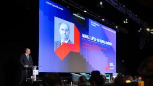 El consejero Miguel López-Valverde durante la inauguración del Encuentro de la Ciudadanía Digital Comprometida