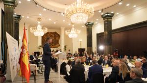 García Martín protagoniza el encuentro informativo de Executive Forum El consejero Miguel Ángel García Martín durante el encuentro informativo de Executive Forum