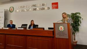 La viceconsejera Laura Gutiérrez en la inauguración de las X Jornadas Deontológicas Especialidades de Enfermería