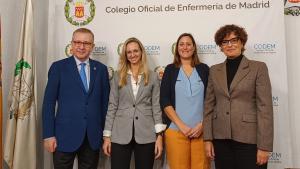 La viceconsejera Laura Gutiérrez en la inauguración de las X Jornadas Deontológicas Especialidades de Enfermería