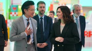 La presidenta en su visita a Hyundai
