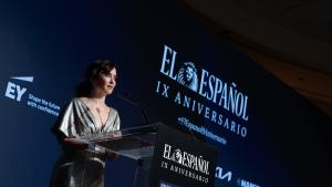 La presidenta Isabel Díaz Ayuso en los IX Premios Los Leones de El Español