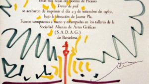 LetrAS de un poema y dibujos garabateados en colores de un poema