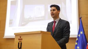 El consejero Emilio Viciana en la entrega de premios Campus de Excelencia Internacional 2024 Energía Inteligente
