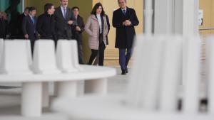 Díaz Ayuso inaugura el intercambiador de Valdebebas La presidenta Isabel Díaz Ayuso durante la inauguración del intercambiador de Valdebebas