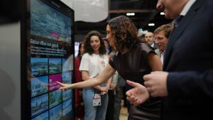 La presidenta Isabel Díaz Ayuso en el acto del Día de Madrid en FITUR 2025
