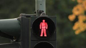 Imagen de semáforo en rojo