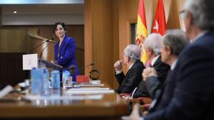 Díaz Ayuso ha sido nombrada hoy académica de honor de la Academia Médico Quirúrgica Española