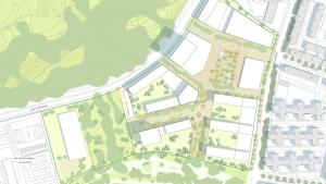Plano de un Plan General de Ordenación Urbana