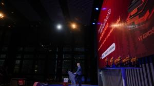 El consejero Carlos Novillo durante la gala de entrega de los VII Premios a la Excelencia de Capital Radio 