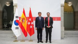 La Comunidad de Madrid y la República de Corea seguirán colaborando para captar inversión y estrechar lazos comerciales y culturales