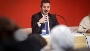 El consejero Mariano de Paco Serrano en la reunión para el Centenario de la Generación del 27