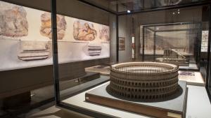 Montaje Exposición ¡Hispano! Gladiadores en el Imperio romano 3