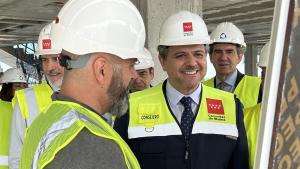 La Comunidad de Madrid avanza en la construcción de 318 viviendas de alquiler asequible en Navalcarnero El consejero Rodrigo