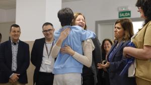 La consejera Ana Dávila durante su visita a la Residencia Colisée de Villanueva del Pardillo