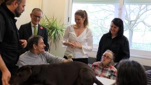 Dávila visita en Colmenar Viejo las instalaciones del Centro Integral de Discapacidad Envera La consejera Ana Dávila durante su visita a las instalaciones del Centro Integral de Discapacidad Envera