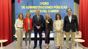 El consejero Miguel López-Valverde durante el I Foro de Administraciones Públicas