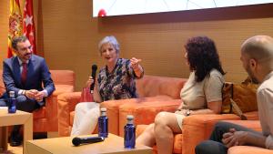 La consejera Ana Dávila durante la clausura de la I Semana de la Sensibilización