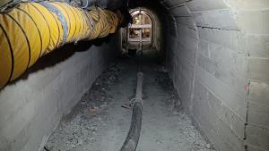 Excavación del túnel de Metro en la Línea 11