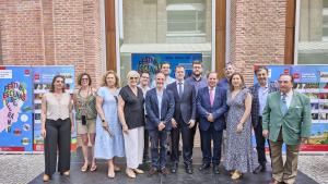 El viceconsejero Luis Martín Izquierdo durante la presentación de los festivales Escenas de Verano y Festival de San Lorenzo