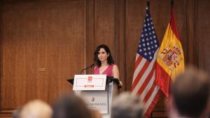 Díaz Ayuso presenta en Miami los “logros y oportunidades” de las universidades madrileñas a todo el continente americano