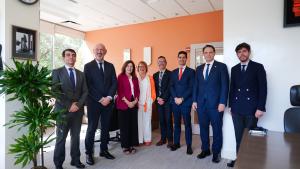 El consejero Emilio Viciana en las instalaciones de la University of Miami
