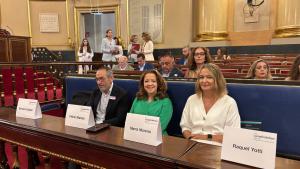 La consejera Fátima Matute en la jornada El papel de las CCAA para impulsar la detección precoz del cáncer de pulmón en España