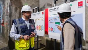 La Comunidad de Madrid presenta el proyecto de renovación del Parque de Comillas, incluido en las obras de ampliación de la Línea 11 de Metro El consejero Rodrigo