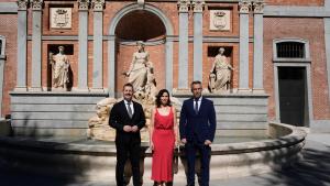 La presidenta Isabel Díaz Ayuso durante la presentación de Milla Canal
