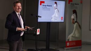 El consejero Mariano de Paco Serrano durante la presentación del festival Surge Madrid en Otoño 2025