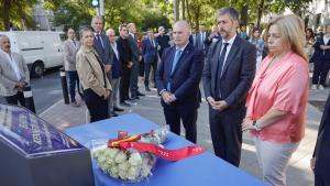 La Comunidad de Madrid homenajea a las víctimas del atentado terrorista en la Plaza de la República Argentina en su 40º aniversario El consejero García Martín