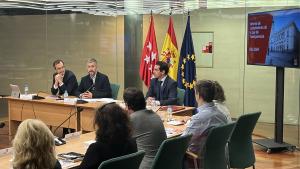 El consejero Miguel Ángel García Martín durante la presentación del Informe de Transparencia 2024