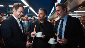 García Martín participa en el acto de conmemoración del centenario de la estación de Metro Ópera El consejero Miguel Ángel García Martín en el acto de conmemoración del centenario de la estación de Metro Ópera