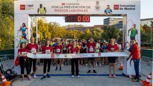 Cinta de salida con corredores