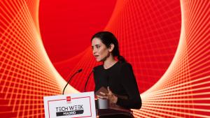 Díaz Ayuso presenta Madrid Tech Week La presidenta Isabel Díaz Ayuso durante la presentación de Madrid Tech Week