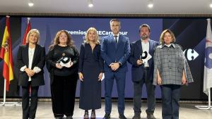 El consejero Carlos Novillo durante la entrega de los premios